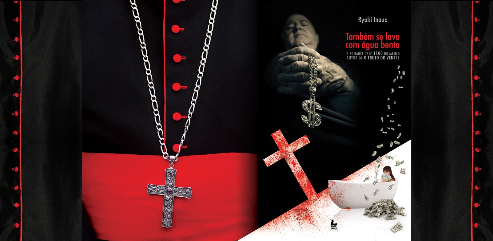 Também se lava com água benta