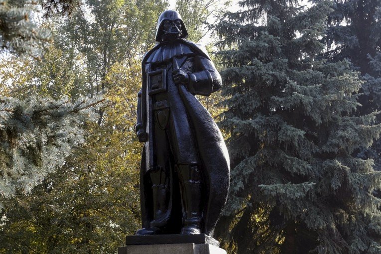 Na Ucrânia, Darth Vader ocupa o lugar de Lenin