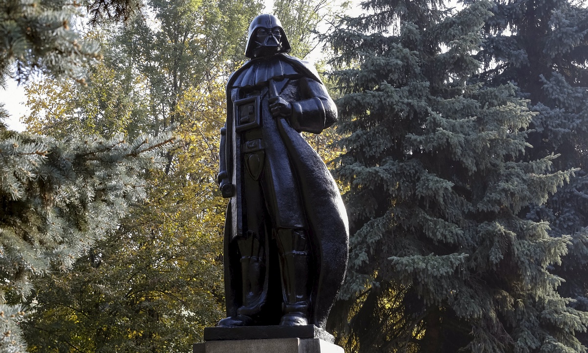 Na Ucrânia, Darth Vader ocupa o lugar de Lenin