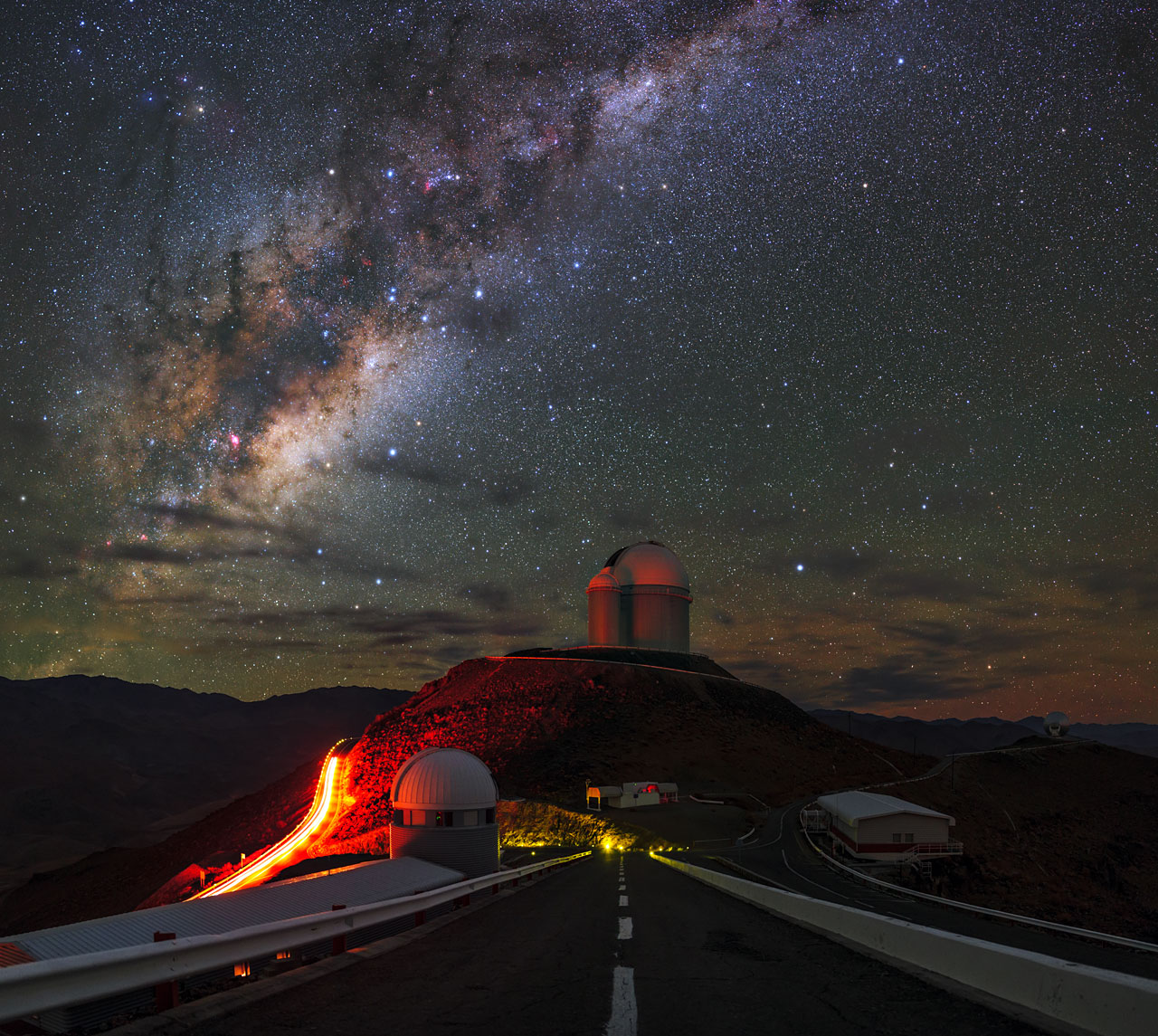 A estrada da Via Láctea