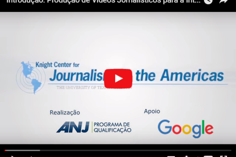 Produção de vídeos jornalísticos para a internet