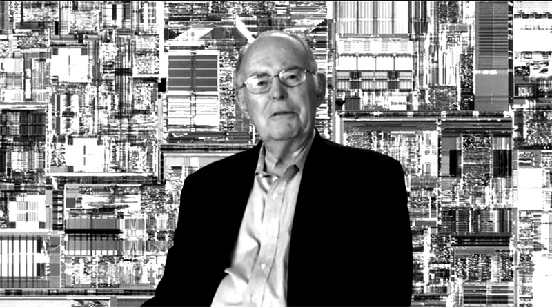 Co-fundador da Intel Corp., Gordon Moore, que faleceu este ano, em Março de 2023, aos 94 anos